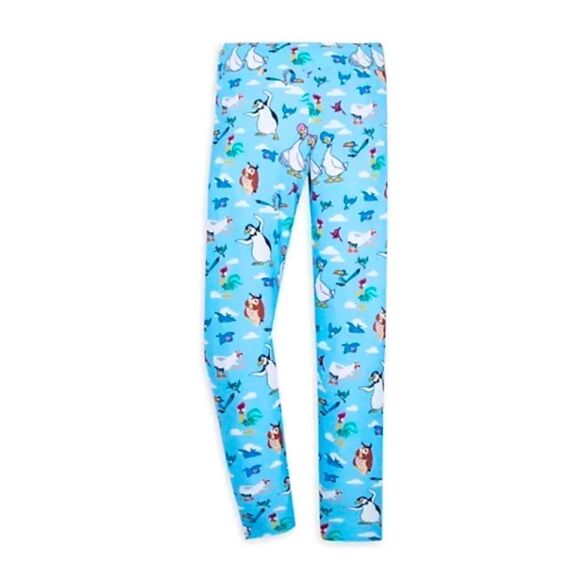 NWT Disney Leggings Birds of a Feather - Blue - Picture 1 of 2